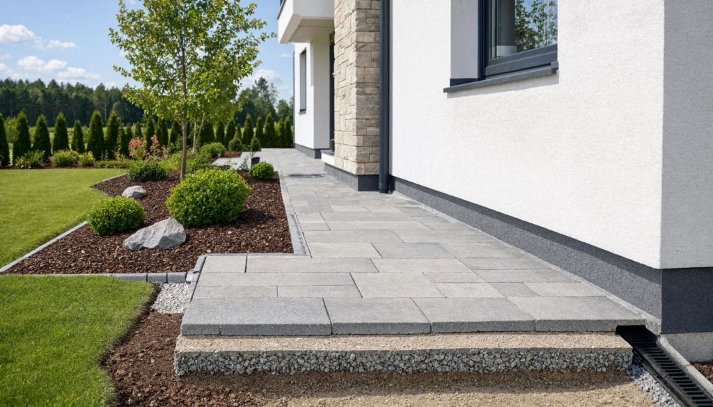 paving tiles walkway