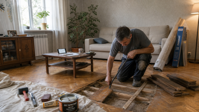 remont pola v kvartire svoimi rukami e4587494